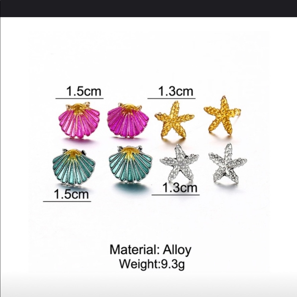 *LAST ONE*Mermaid Earring Bundle 🧜🏼‍♀️ - Picture 3 of 6